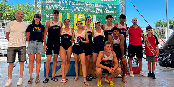 Resistentia T3 campeones autonómicos de triatlón por equipos